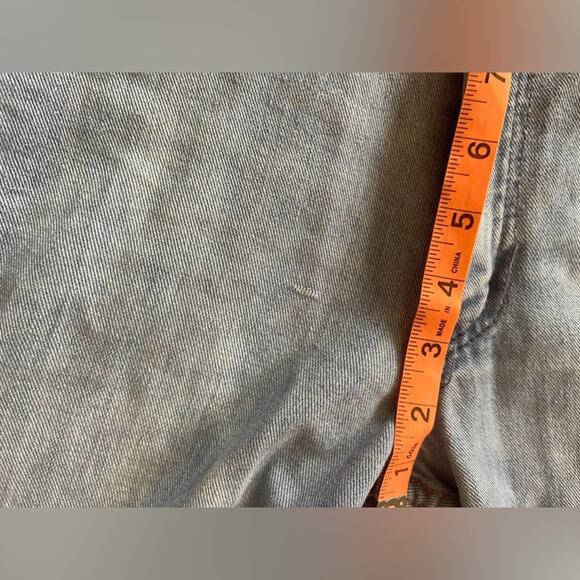 70s Vintage Faded Glory Light Wash Bell Bottoms w. Plaid Detailing - Picture 9 of 15